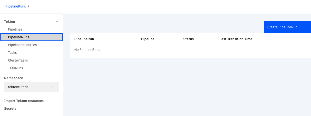 PipelineRun